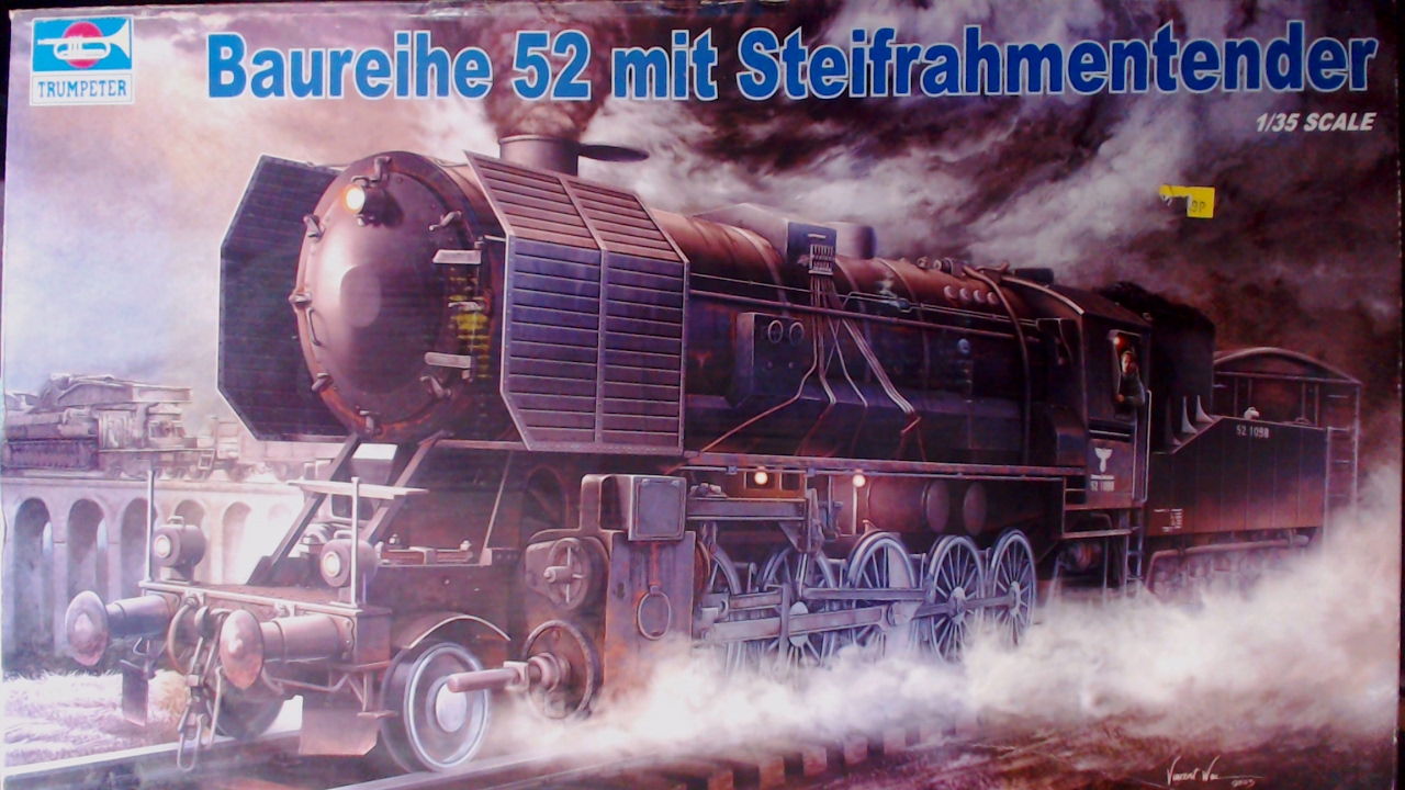 Trumpeter BR-52 WW2 Locomotive preview and diorama ideas (1:35