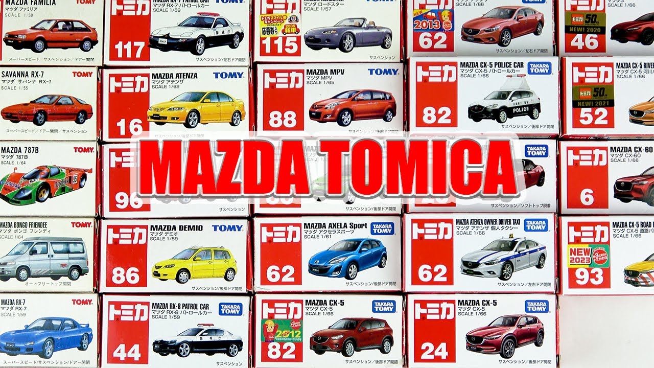 Opening the red box Tomica set of 24 
