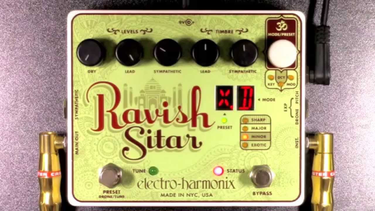Electro Harmonix Ravish Sitar Review - BestGuitarEffects.com - YouTube