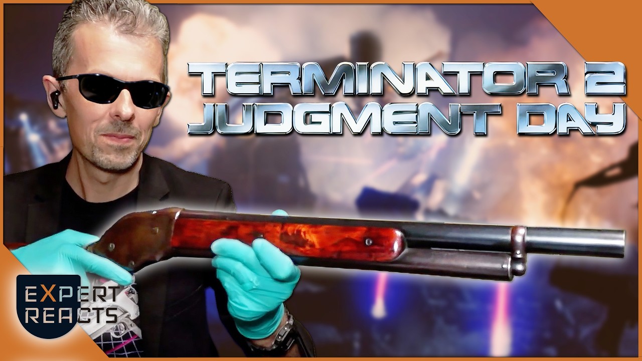 Firearms Expert Reacts to Terminator 2: Judgment Day's Guns | EXP