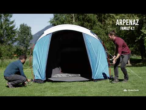 大好評！】ケシュア ファミリーテント ポール式 ARPENAZ FAMILY 4.1