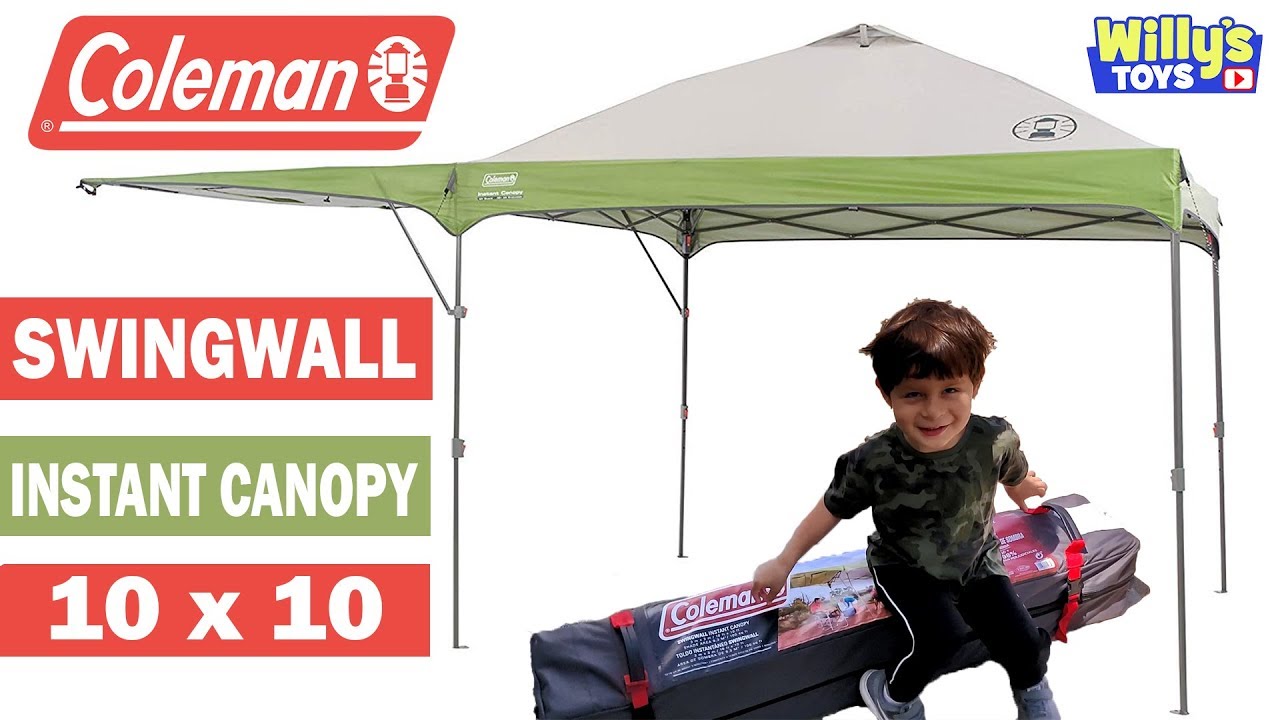 Coleman Swingwall Instant Canopy 10 x 10 Feet - Product Review