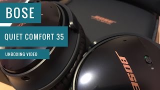 Bose Quiet Comfort 35 unboxing - Limited Edition Blue - YouTube