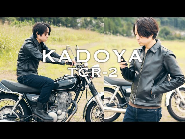 KADOYA TCR-2】この革ジャンは買って良かった - YouTube