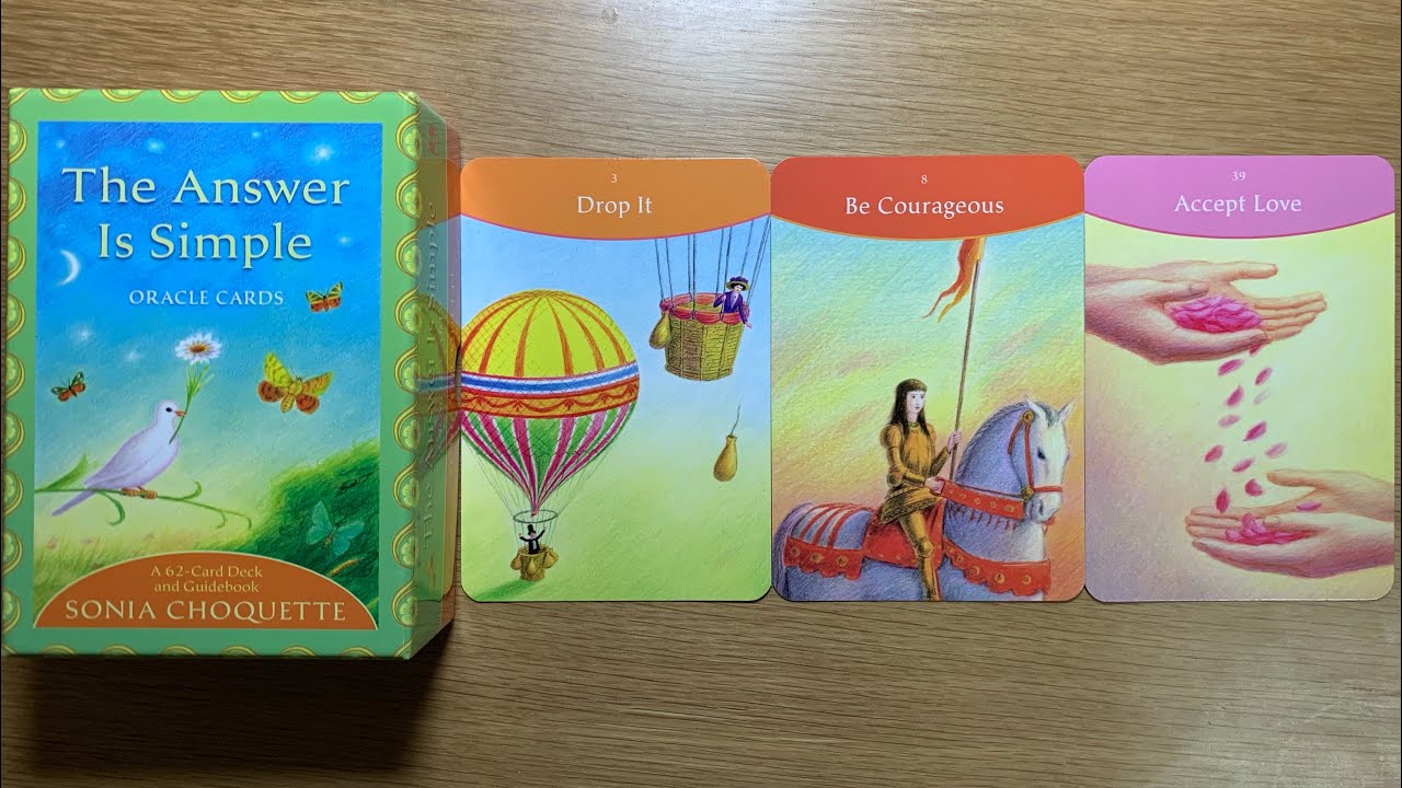 絶版 The Answer Is Simple Oracle Cards The Answer is Simple Oracle