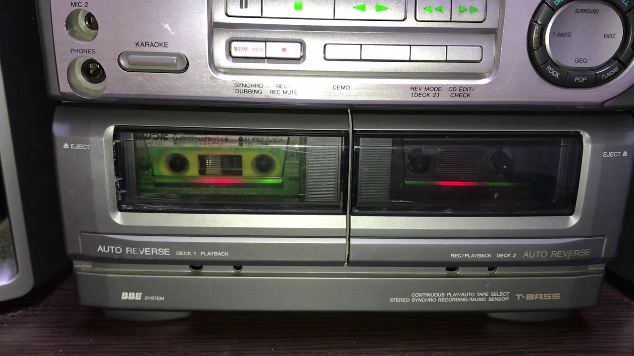 aiwa 】XG-S50 カセットデッキ - YouTube