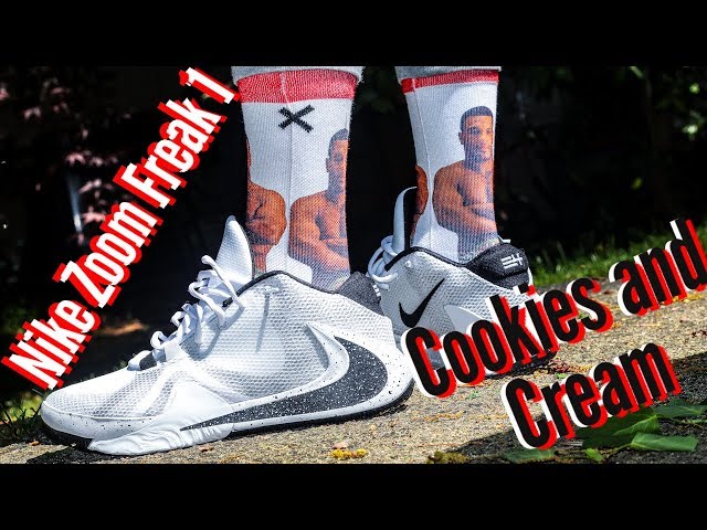 NIKE ZOOM FREAK 1 OREO COOKIES AND CREAM REVIEW & ON FEET!! - YouTube