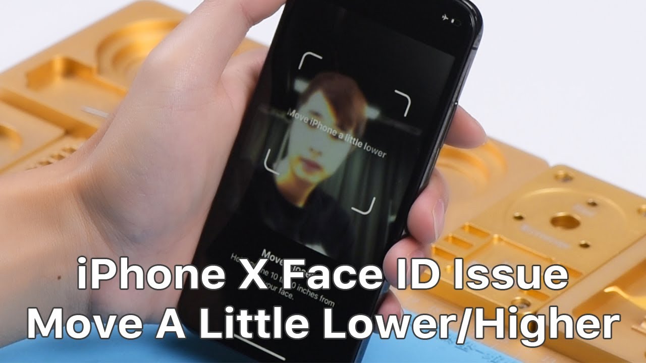 iPhone X Face ID Not Working Repair | Move iPhone a Little Lower