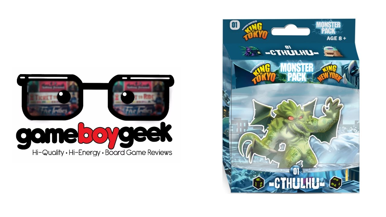 King of Tokyo: Monster Pack - Cthulhu Review with the Game Boy