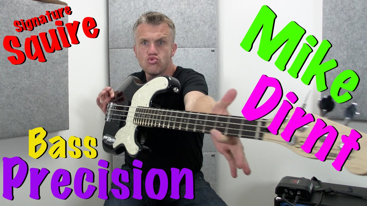 Mike Dirnt Signature Fender Squire Precision Bass Review - YouTube