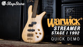 Quick Demo: Warwick Streamer Stage I 1992 (ft. ‪@DavidVause
