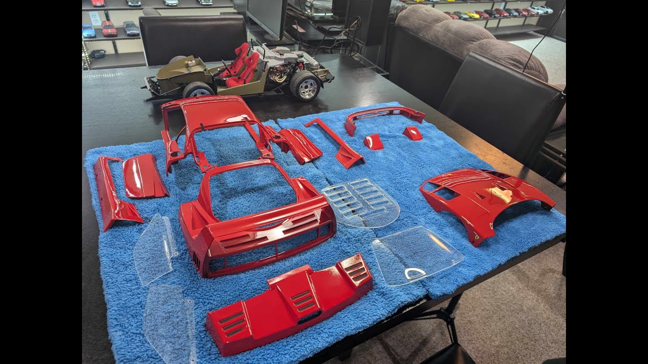 1:8 Diecast PART 4 Pocher Ferrari F40 Model Kit Build Restore and