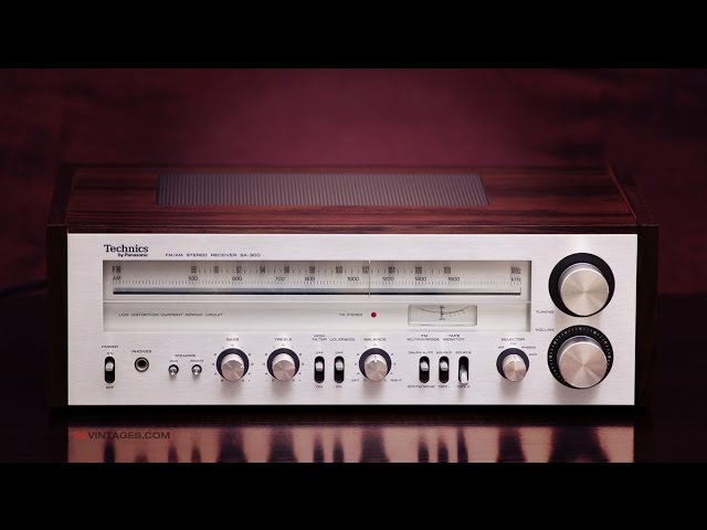 Technics SA 300 Stereo Receiver Demo - YouTube