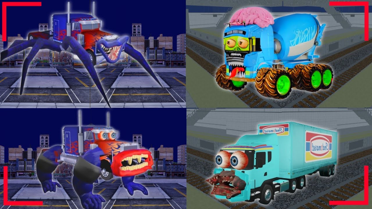 Compilation There's Horror Secret Place Optimus Prime Eater VS