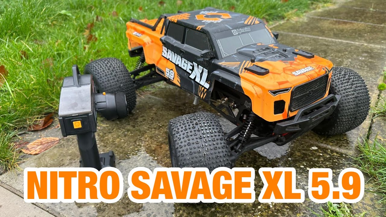 HPI Savage XL 5.9 First Run - YouTube