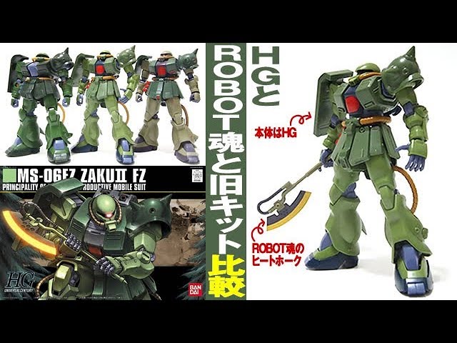 A simple comparison of Gunpla: 