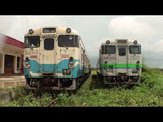 ミャンマー国鉄(MR) 元JR四国キハ47 方向幕全コマ回転（Computer