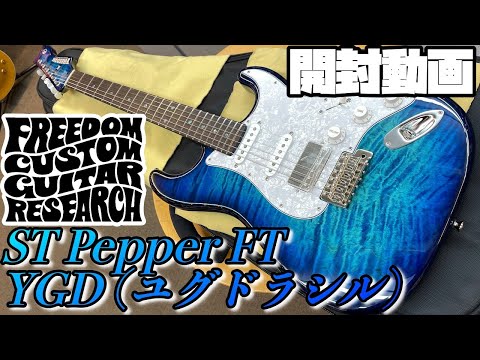開封の儀！Freedom Custom Guitar Reserch ST Pepper FT YGD【商品紹介