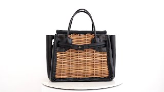 ebagos オイルショルダー・ベルトバッグトート型 BLACK（スタイリスト