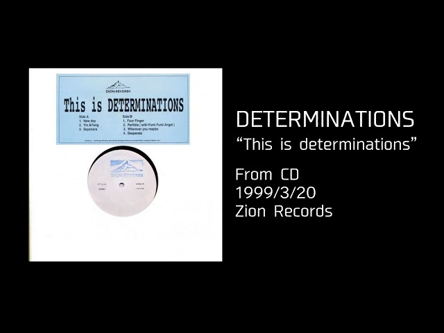 Determinations - This is Determinations - YouTube