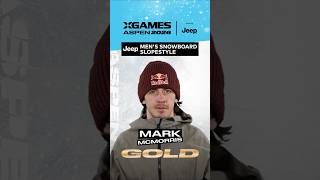 Mark McMorris Gold Medal run in the Jeep Men's Snowboard