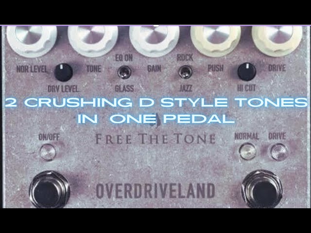 Free The Tone Custom Shop Overdriveland ODL-1-CS | AIFG | - YouTube