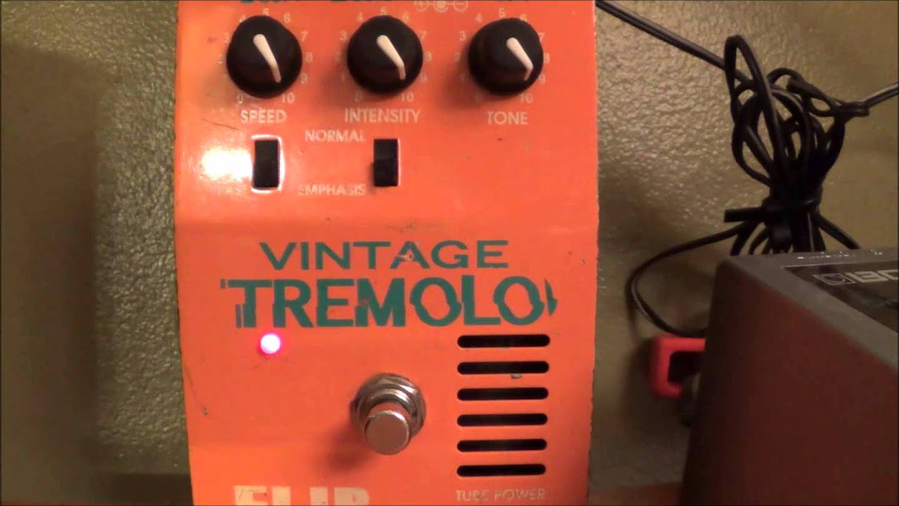 Guyatone VT-X Vintage Flip Tremolo Bass Demo - YouTube