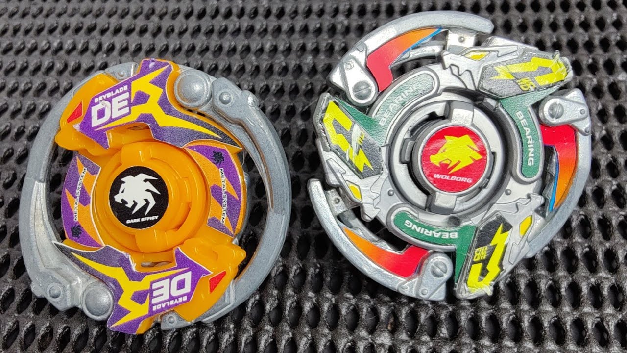 BEYBLADE WOLBORG MS VS DARK EFFIGY MS BEYBLADE G REVOLUTION HMS
