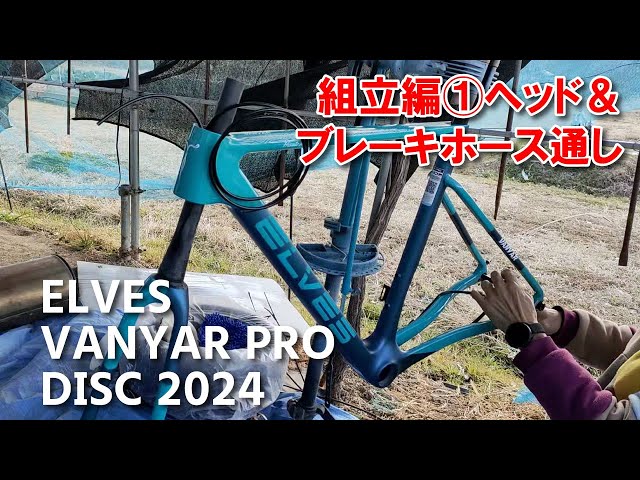 バラ完】ELVES VANYAR PRO DISC 2024 組立編1 ヘッド＆ブレーキホース
