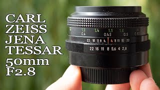 CARL ZEISS JENA TESSAR 50 mm f2.8 vintage lens review in 2021