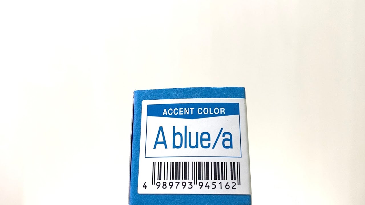 キャラデコ】A blue/a アクリルブルーを単品で実際に検証しました
