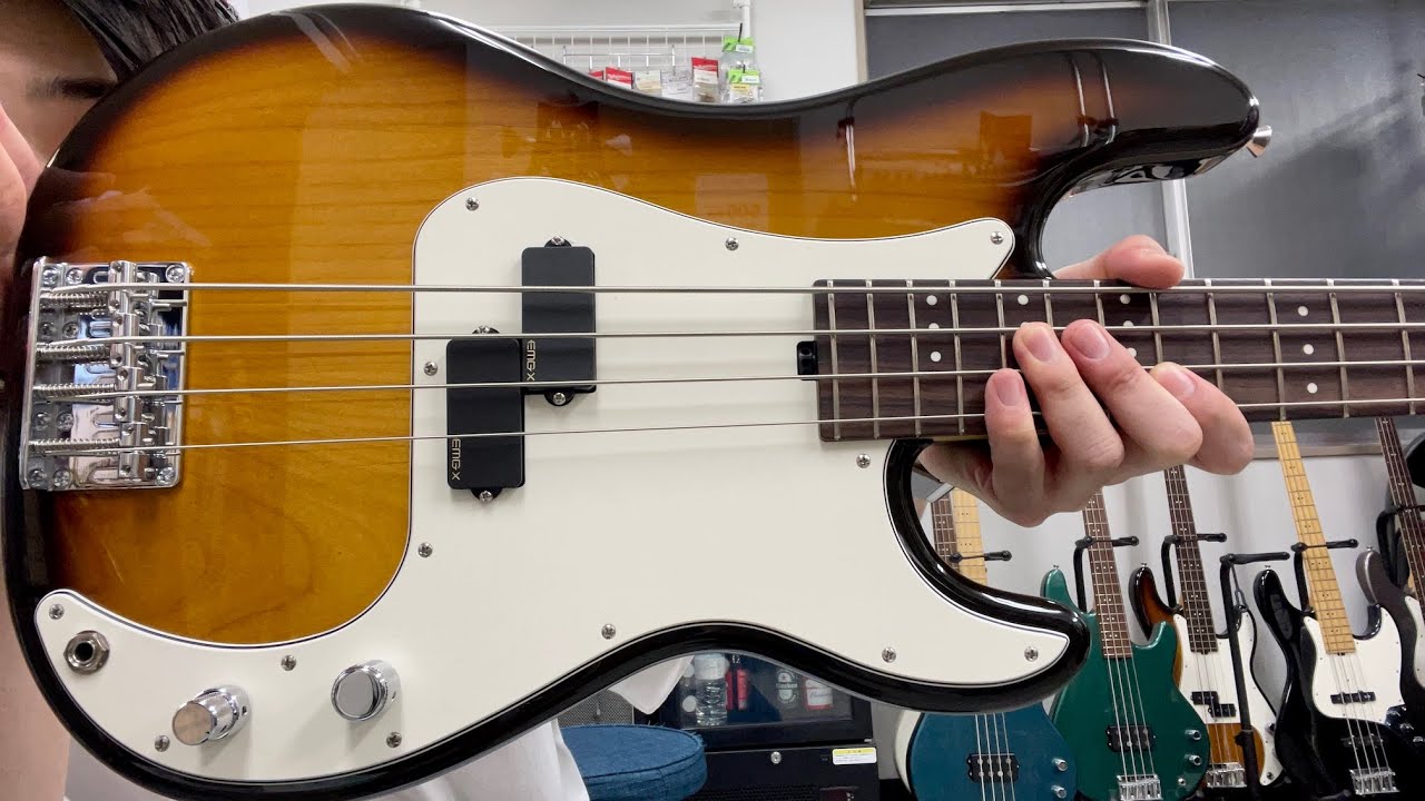 EMG PU&プリアンプ搭載のアクティブプレベが最高すぎる【Three Dots PB