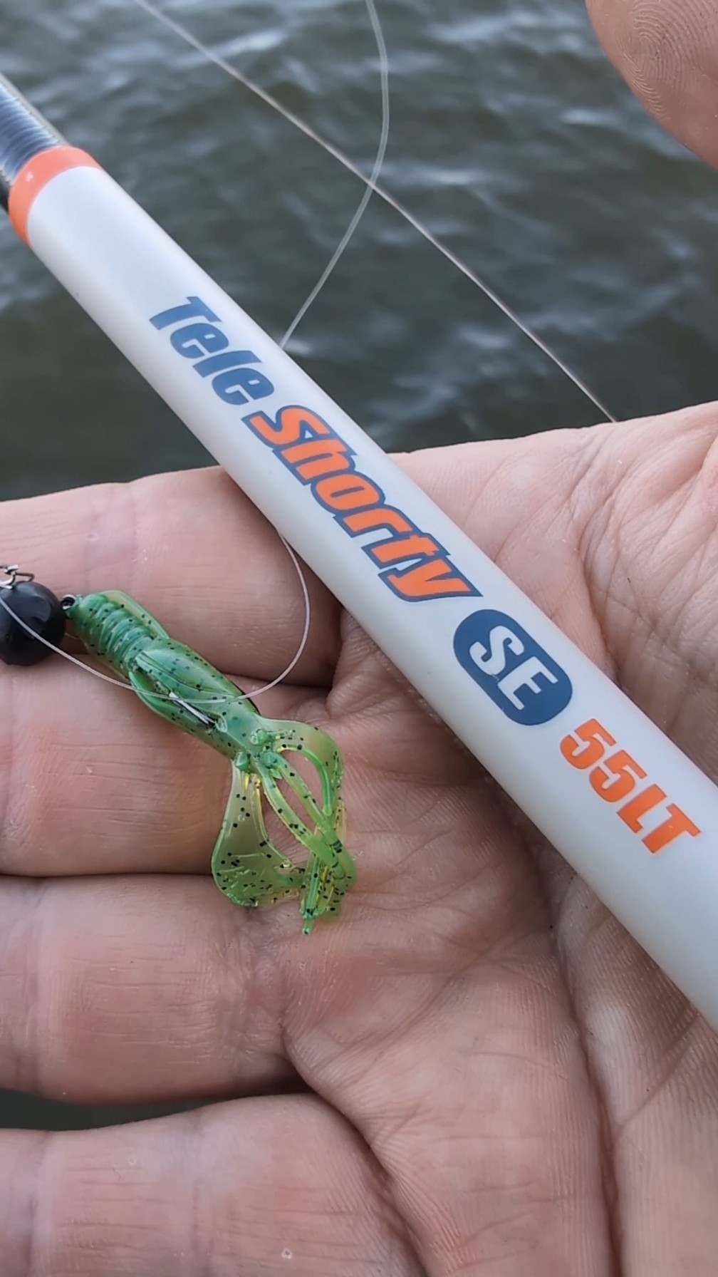 Catching a Yellow Perch with Select Kraken Lure + PROX Viceo Tele