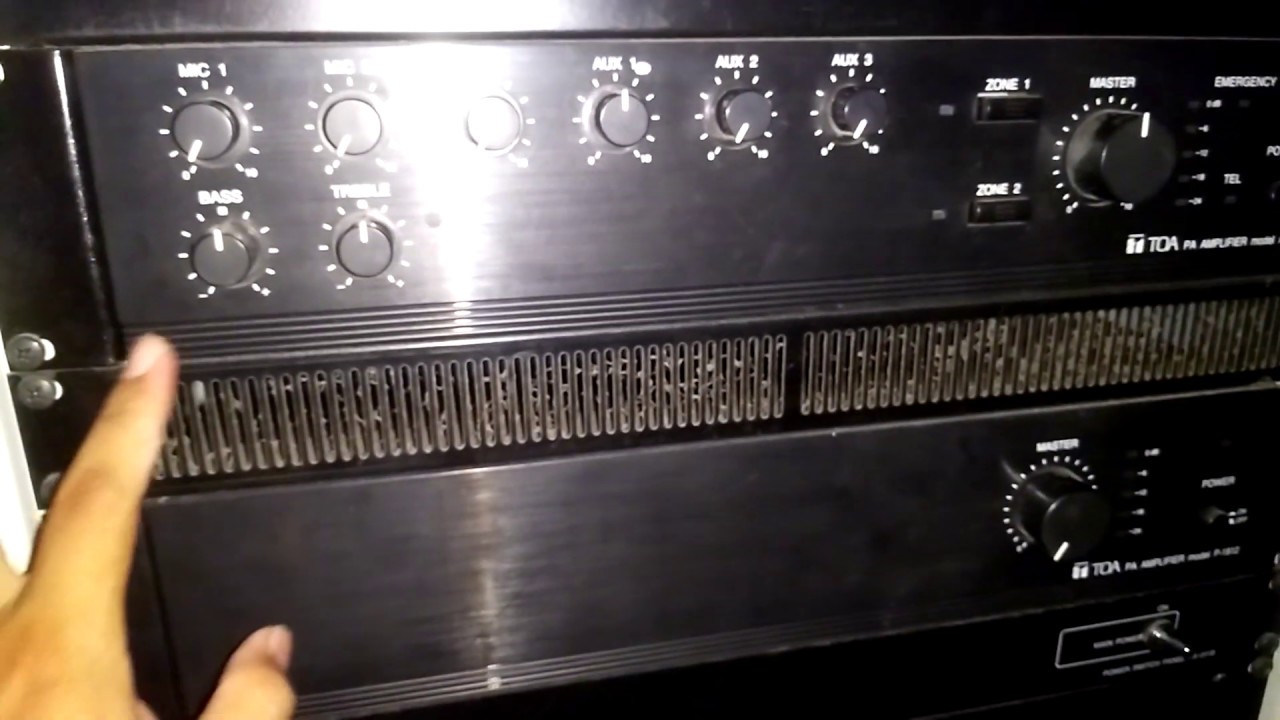 Power toa model A-1812 : PA Amplifier 120 W #toa #power #sound