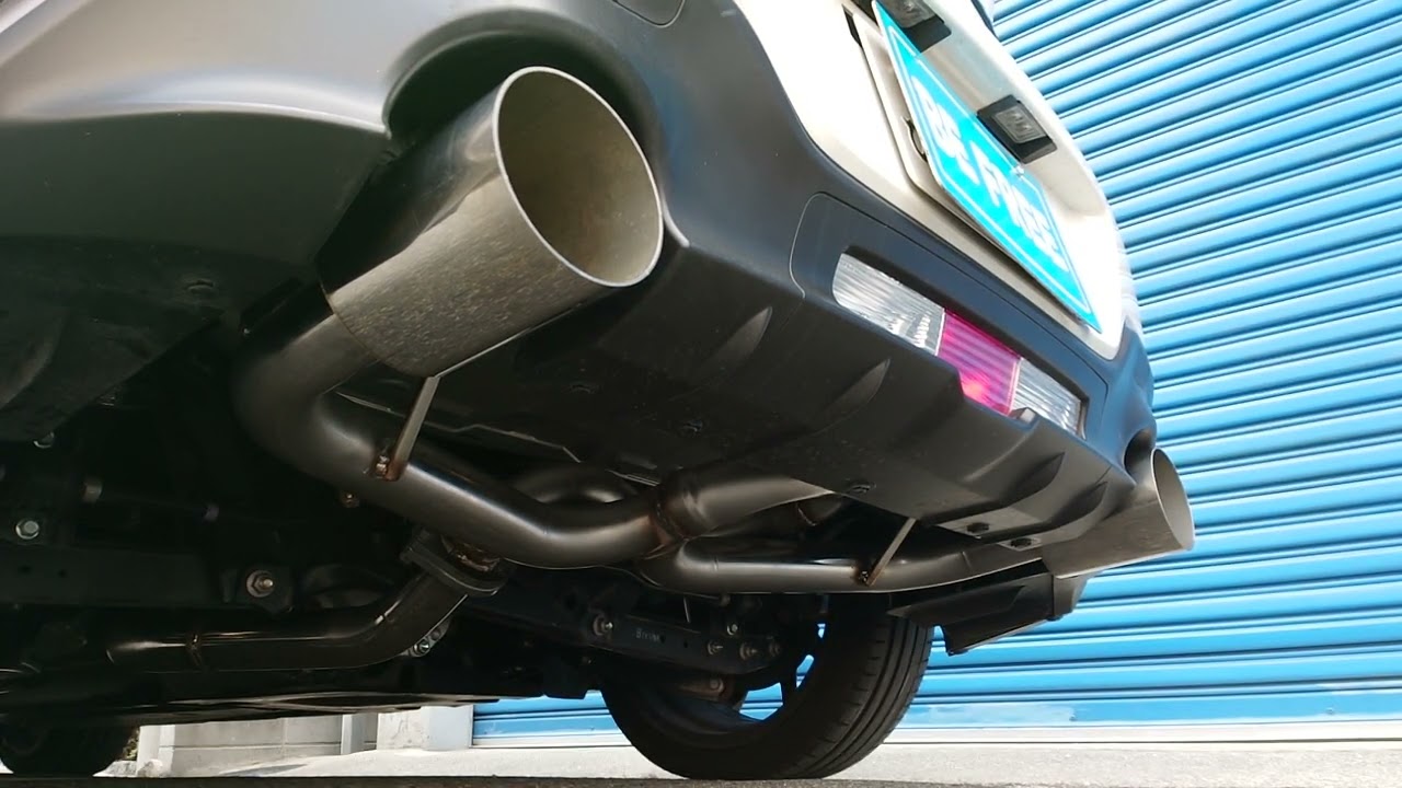 GR86 ZN8 BRZ ZD8 オールステンマフラー 60-115Φ リアピース 左右出し+