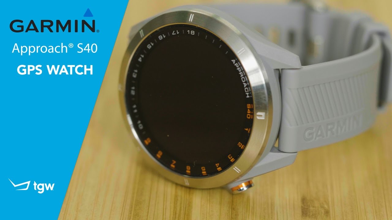 Garmin Approach S40 GPS Watch Review - YouTube