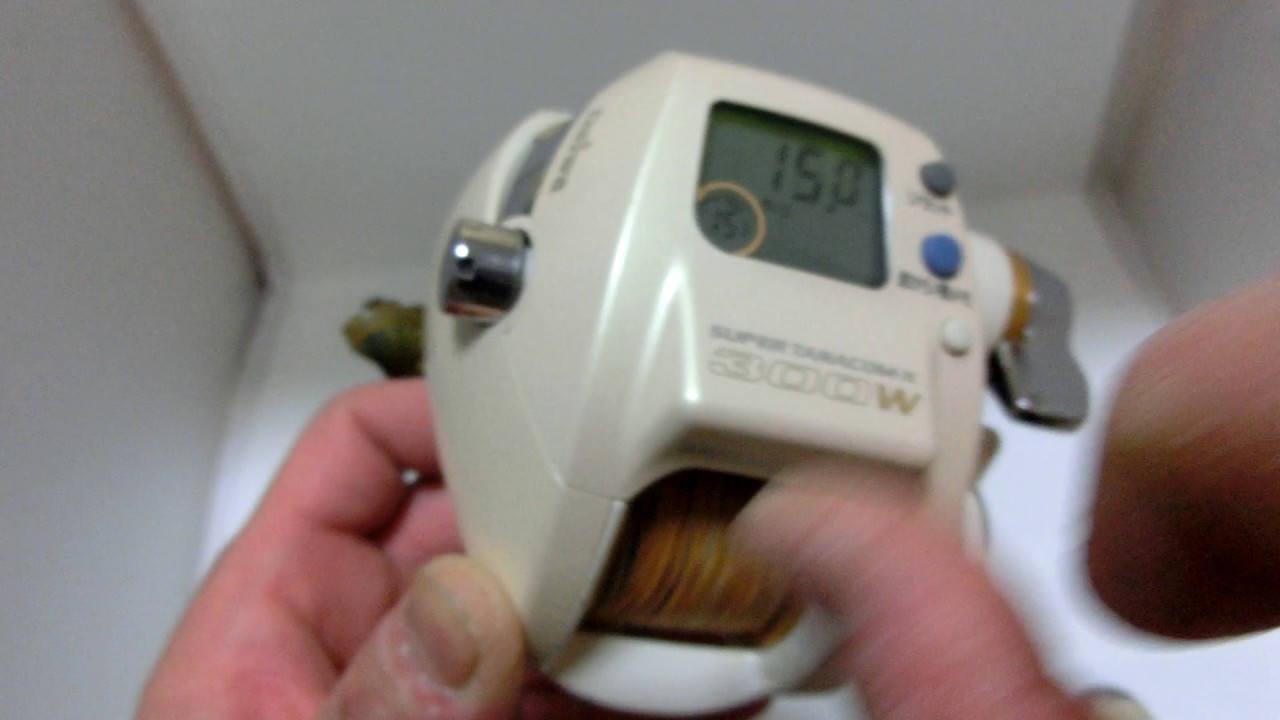 ダイワ スーパータナコン X300W 電動リール - YouTube