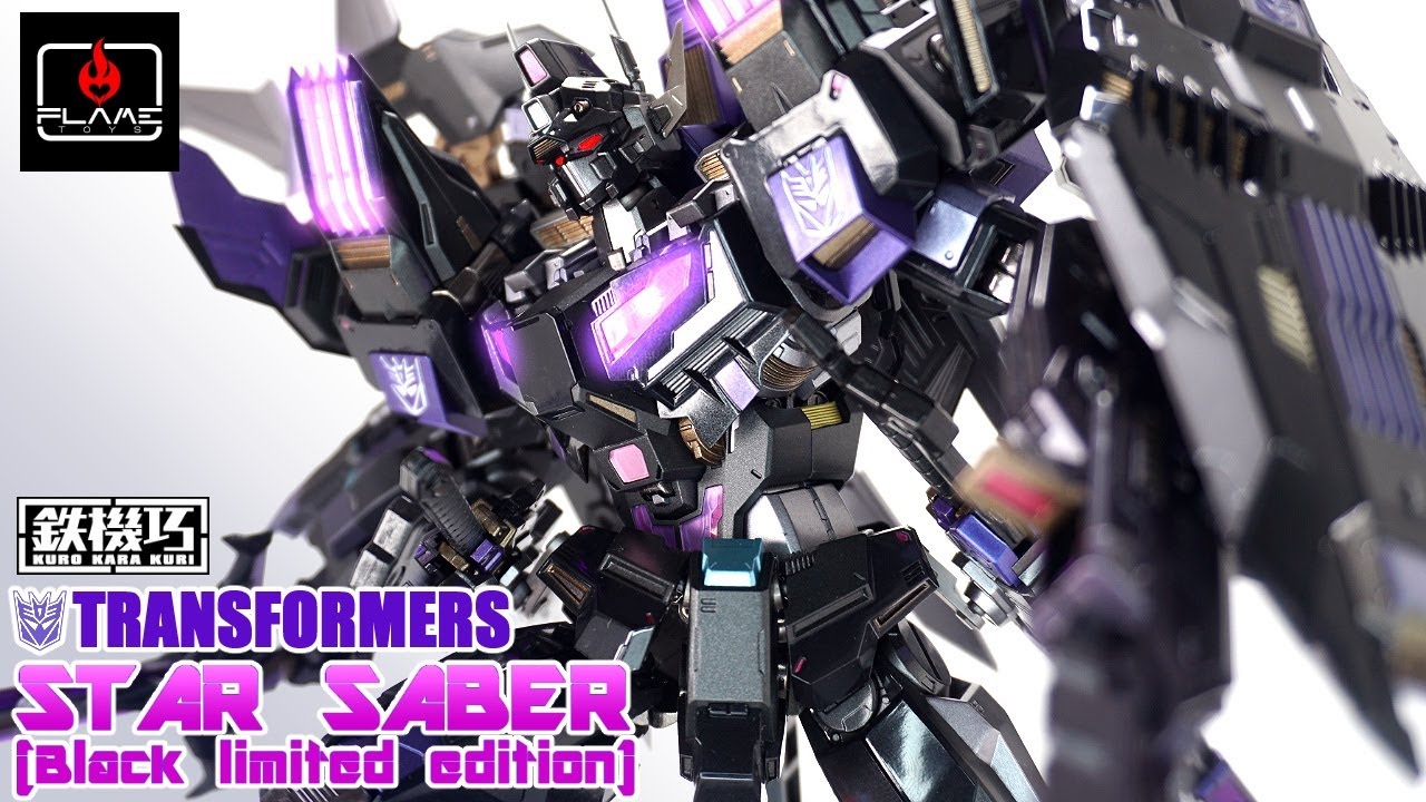 This coolness is brutal😈 [Tekkikou 03B] Star Saber (Black Limited