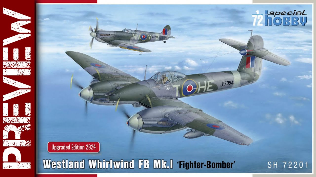 Westland Whirlwind Mk.I Fighter Bomber (Special Hobby 1/72 scale