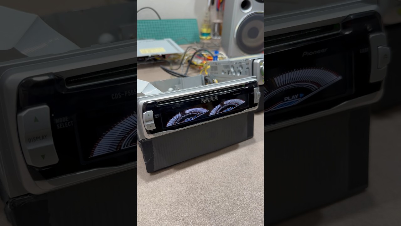carrozzeria #pioneer CDS-P555 CAR CD PLAYER DISPLAY MOD 4 - YouTube