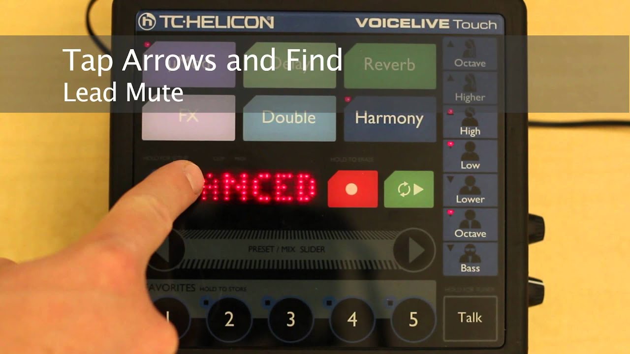 VoiceLive Touch - Advanced Lead Mute - YouTube
