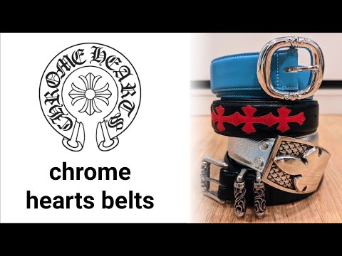 closet check] CHROME HEARTS belts - YouTube