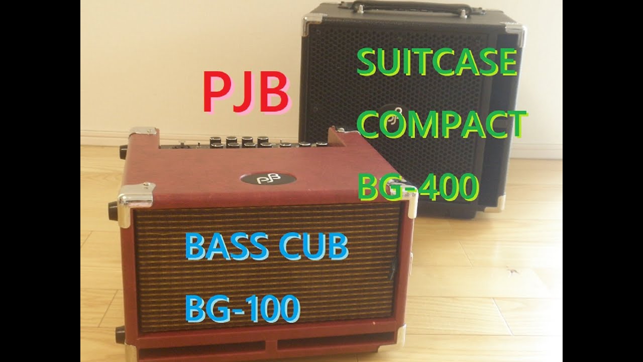 PHIL JONES BASS(PJB) BASS CUB BG-100 vs SUITCASE COMPACT BG-400