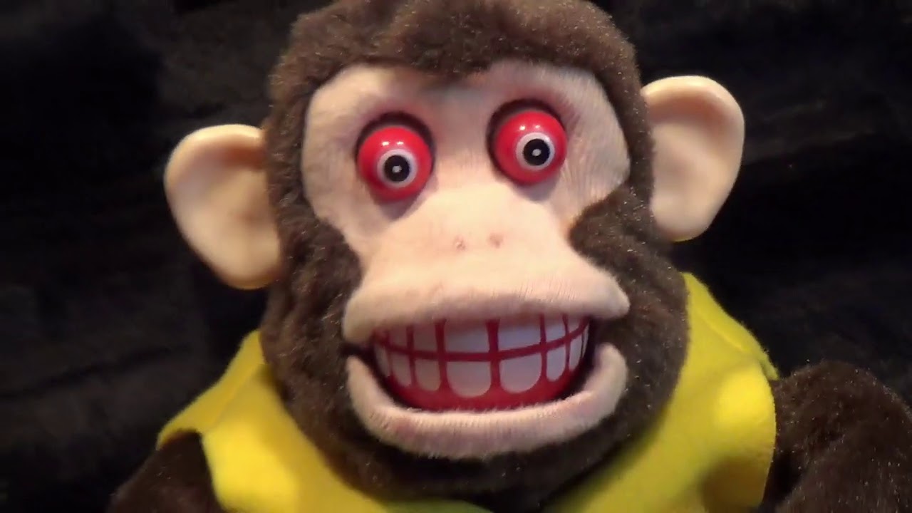 恐怖 モンキー】うるさい 音に注意！ わんぱく! おさるのシンバルくん