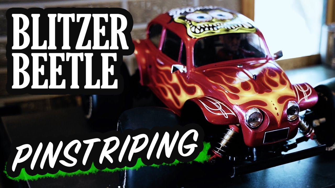 ラジコン】タミヤブリッツァービートルにピンストライプ/ TAMIYA