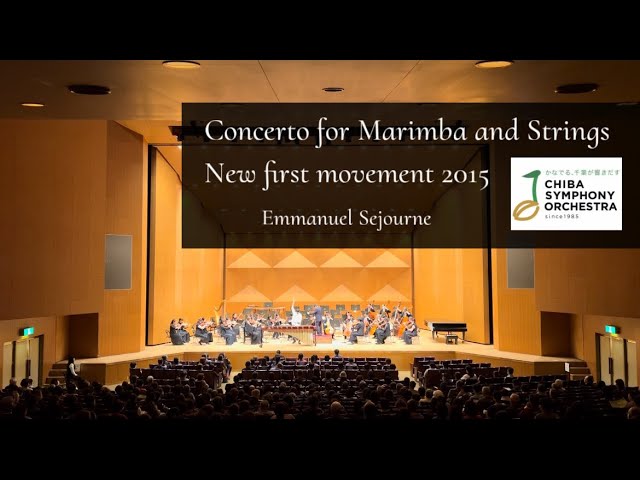 E.Séjourné : Concerto for Marimba and Strings 2015 - Ⅱ. Tempo
