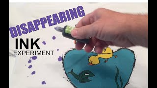 How Disappearing INK works Experiment - YouTube