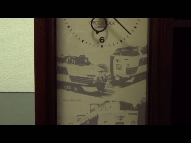 鉄道唱歌オルゴール時計 - YouTube