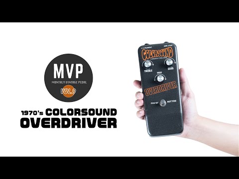 MVP Vol.9】1972 & 1975 Colorsound / Overdriver【ジェフ・ベックが70