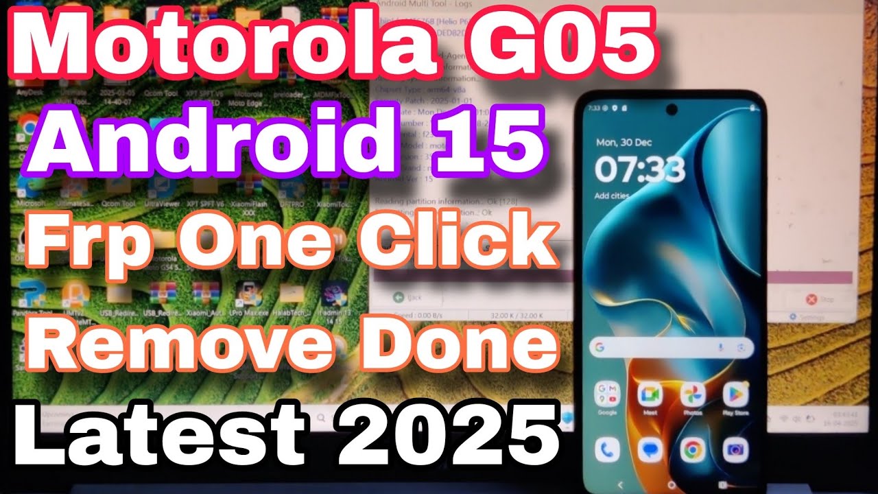 MOTOROLA G05 Android 15 ll Frp One Click Remove Done ll How To